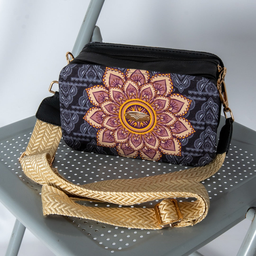 BOLSO NEGRO X MANDALA TAIYARI