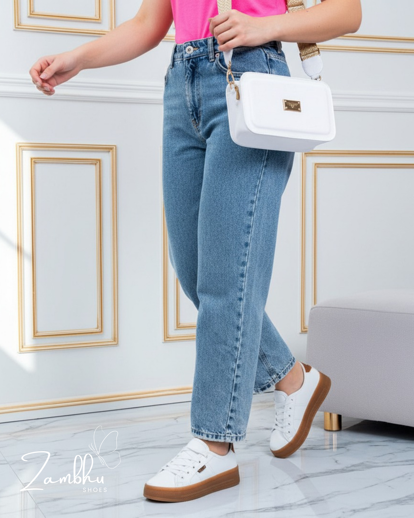 COMBO BOLSO + CALZADO BLANCO + ENVIO GRATIS
