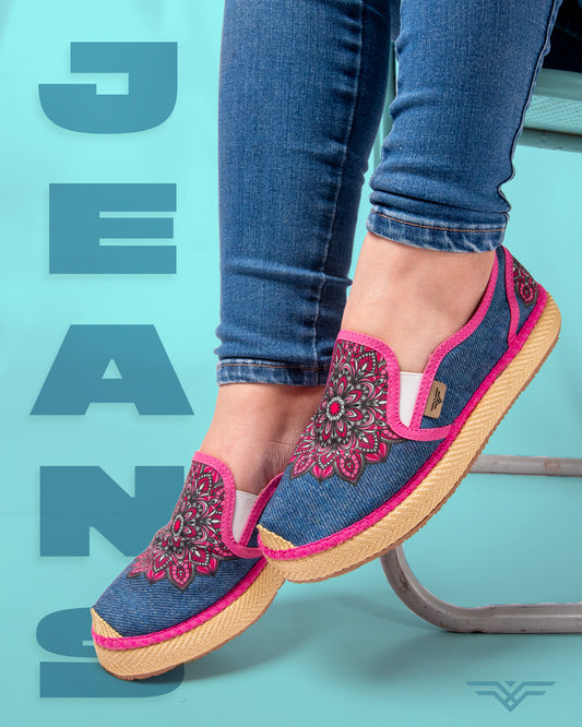 JEANS X MANDALA FUCSIA