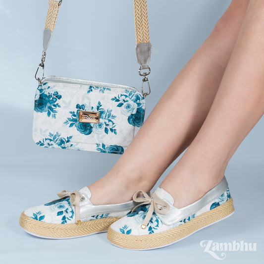 COMBO BOLSO + FLOR LIRIO AGUA