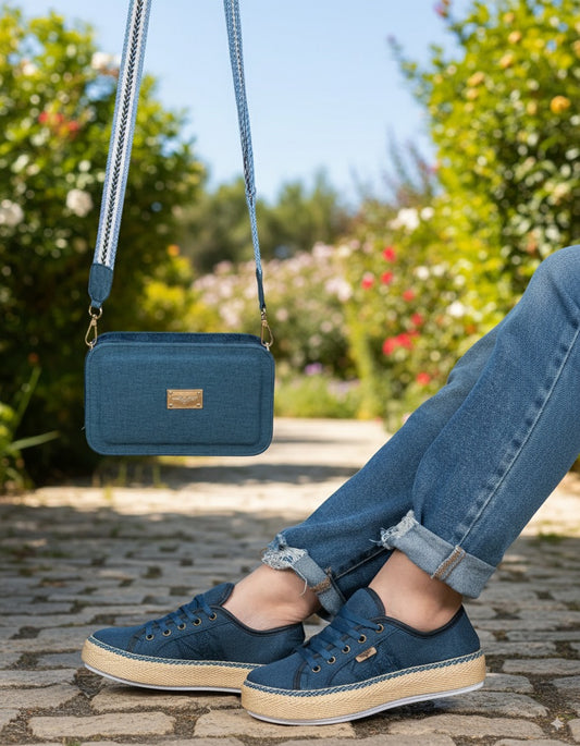 COMBO BOLSO + AZUL JEAN
