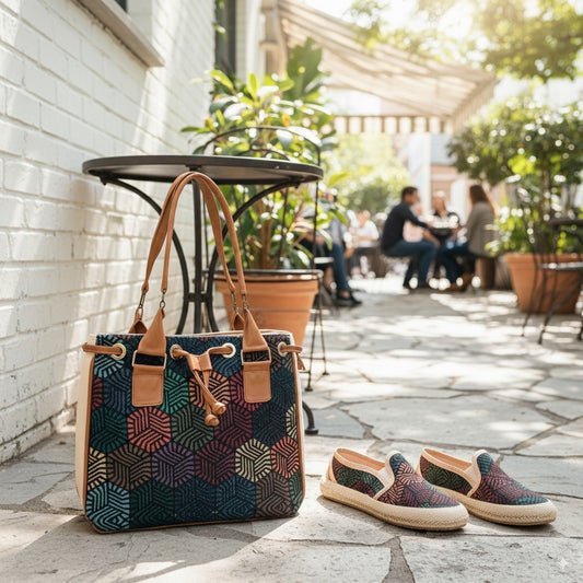 COMBO BOLSO + CALZADO GEO CAFE + ENVIO GRATIS