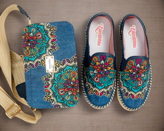 COMBO BOLSO + MENTA AZUL